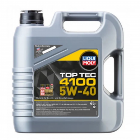 5W40 - Ulei Motor Sintetic  Liqui Moly Top Tec 4100 5W40 4 litri