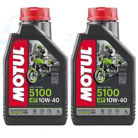 Branduri - Pachet 2 litri Ulei motor Motul 4T 5100 MA2 10W40
