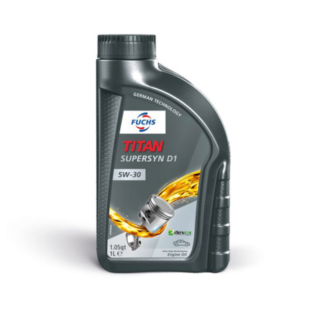 Branduri - Ulei de Motor Fuchs TITAN Supersyn D1 5W-30 - 1 Litru (API SP RC, ILSAC GF-6A, dexos1™ Gen 3)