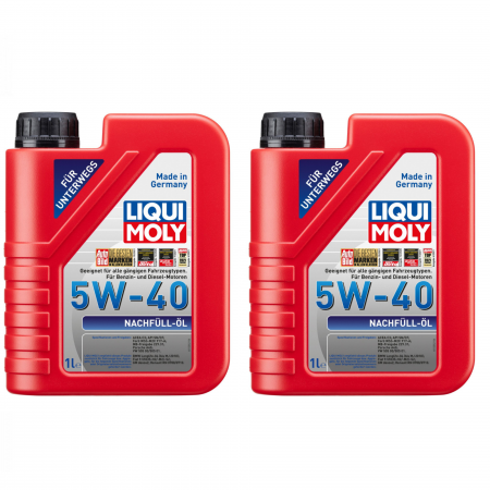 Branduri - Pachet 2 litri Ulei Motor Sintetic Liqui Moly completare 5W40