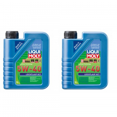 Branduri - Pachet 2 litri Ulei Motor Sintetic Liqui Moly Leichtlauf HC7 5W40