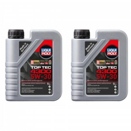 5W30 - Pachet 2 litri Ulei Motor Sintetic Liqui Moly Top Tec 4300 5W30