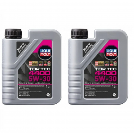 5W30 - Pachet 2 litri Ulei Motor Sintetic Liqui Moly Top Tec 4400 5W30