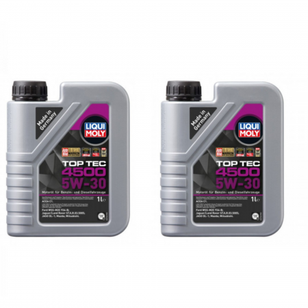 5W30 - Pachet 2 litri Ulei Motor Sintetic Liqui Moly Top Tec 4500 5W30