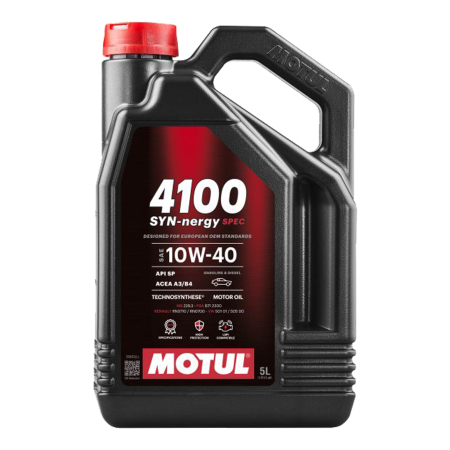 Branduri - Ulei Motul 4100 SYN-NER S 10W40 5 litri – Protecție avansată și performanță pentru motoare pe benzină și diesel