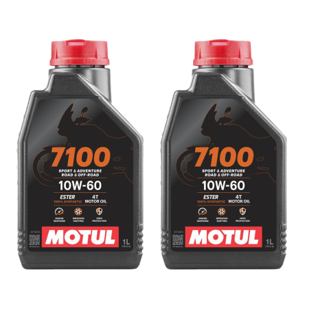 10W60 - Pachet 2 litri ulei Motul 7100 10W60 – Performanță maximă și protecție completă pentru motoare de motocicletă