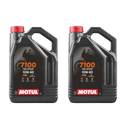 10W60 - Pachet 8 litri ulei Motul 7100 10W60 – Performanță maximă și protecție completă pentru motoare de motocicletă