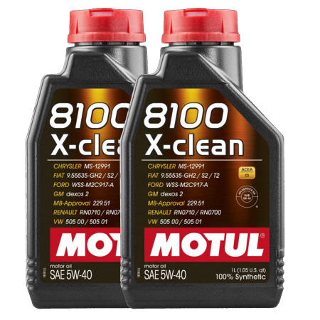 Pachete cu pret redus - Pachet 2 litri Ulei Motul 8100 X-Clean 5W40