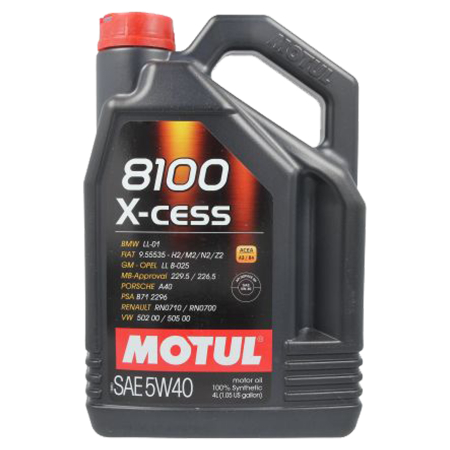 Branduri - Ulei Motul 8100 X-CESS 5W40 4 litri – Protecție și performanță superioară pentru motoare moderne