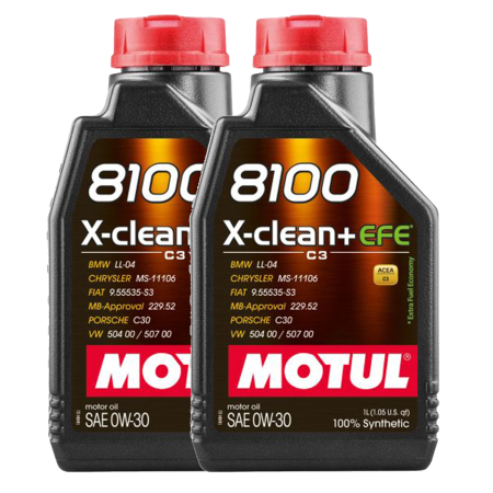 Branduri - Pachet 2 litri Ulei Motul 8100 X-Clean+ EFE 0W30