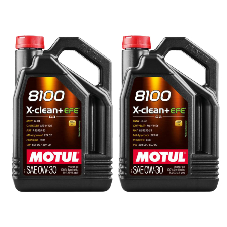 Pachete cu pret redus - Pachet 10 litri ulei Motul 8100 X-CLEAN+ EFE 0W30 – Protecție avansată și performanță pentru motoare moderne