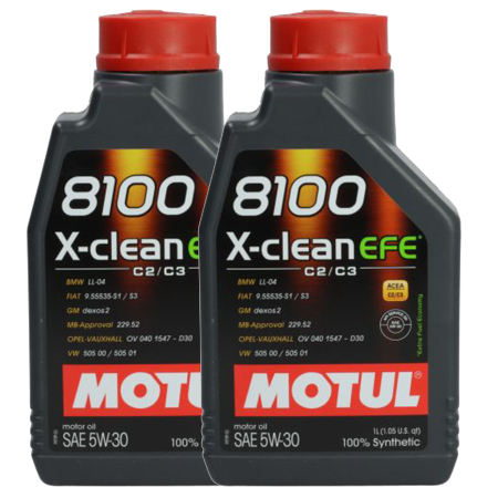 5W30 - Pachet 2 litri Ulei Motul 8100 X-Clean EFE 5W30