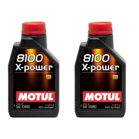 10W60 - Pachet 2 litri ulei Motul 8100 X-POWER 10W60 – Performanță extremă și protecție superioară pentru motoare sport