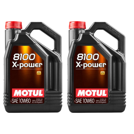 10W60 - Pachet 8 litri ulei Motul 8100 X-POWER 10W60 – Performanță extremă și protecție superioară pentru motoare sport