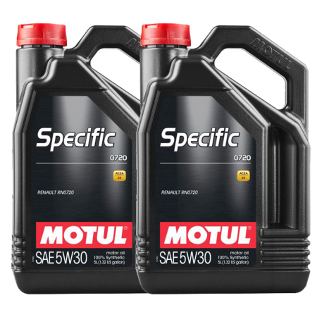 Branduri - Pachet 10 litri ulei Motul SPECIFIC 0720 5W30 – Protecție superioară pentru motoare Renault și Mercedes