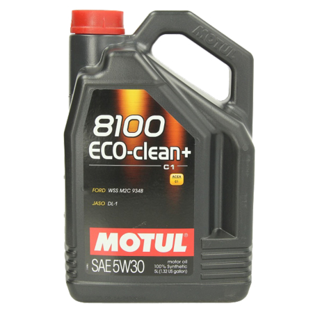 Branduri - Ulei Motul 8100 Eco-clean+ 5W30 5 litri – Protecție avansată pentru motoare Ford, Jaguar și Mazda