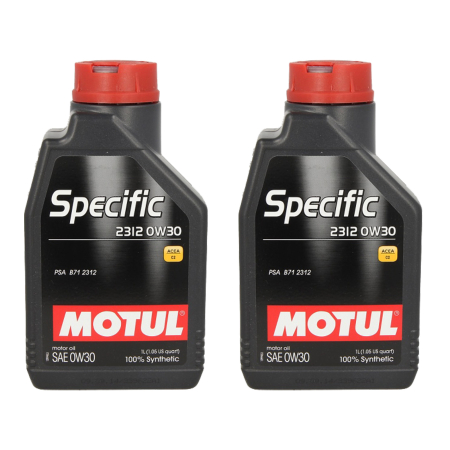 Branduri - Pachet 2 litri ulei Motul Specific 2312 0W30– Protecție și performanță pentru motoare PSA