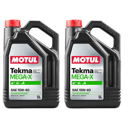 15W40 - Pachet 10 litri ulei Motul TEKMA MEGA X 15W40 – Performanță profesională pentru motoare diesel grele