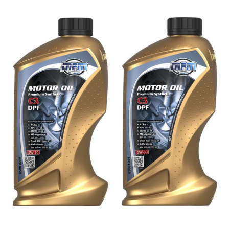 Uleiuri si Lichide - Pachet 2 litri Ulei MPM Premium Synthetic C3 DPF 5W30
