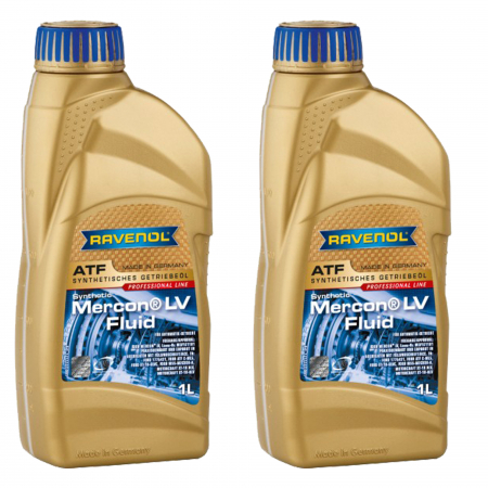 Ulei Cutie de Viteze - Pachet 2 litri ulei Ravenol ATF Mercon LV Fluid pentru transmisie automata