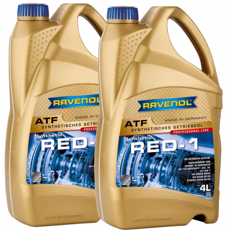 Ulei Cutie de Viteze - Pachet 8 litri ulei Ravenol ATF RED-1 pentru transmisie automata