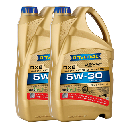 Branduri - Pachet 10 litri Ulei Ravenol DXG USVO 5W30 5 litri (8+2 gratis)