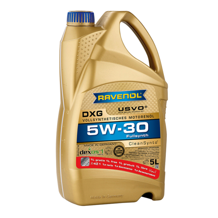 Branduri - Ulei Ravenol DXG USVO 5W30 5 litri (4+1 gratis)