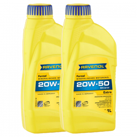 Branduri - Pachet 2 litri ulei Ravenol Formel Extra 20W50
