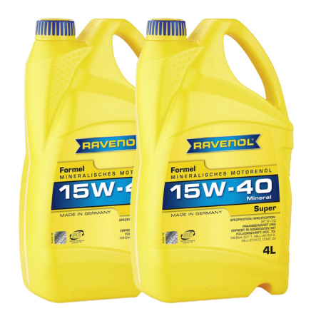 15W40 - Pachet 8 litri ulei Ravenol Formel Super 15W40