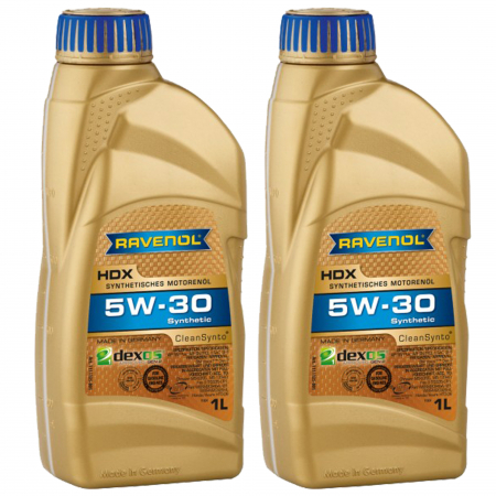 5W30 - Pachet 2 litri ulei Ravenol HDX 5W30