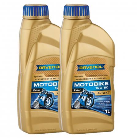 Moto - Pachet 2 litri ulei Ravenol Motobike 4T Ester 10W60