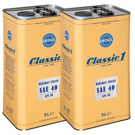 Branduri - Pachet 10 litri ulei Ravenol Oldtimer Classic SAE40 API SB