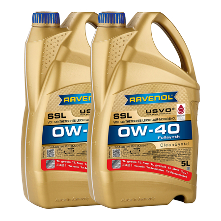 Branduri - Pachet 10 litri Ulei Ravenol SSL USVO 0W40 (8+2 gratis)