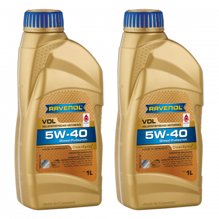5W40 - Pachet 2 litri ulei Ravenol VDL 5W40