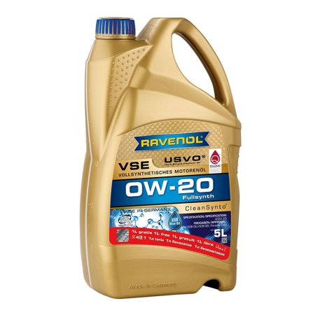 Branduri - Ulei Ravenol VSE USVO 0W20 5 litri (4+1 gratis)