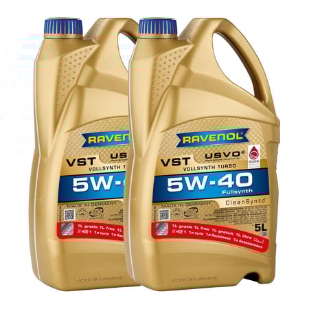 Branduri - Pachet 10 litri Ulei Ravenol VST USVO 5W40 (8+2 gratis)