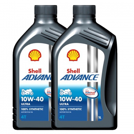 Branduri - Pachet 2 litri Ulei Shell Moto Advance Ultra 4T 10W40