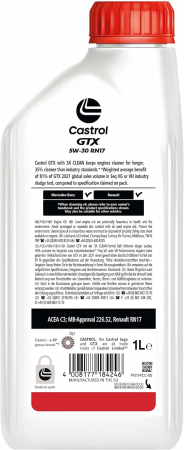 Ulei sintetic Castrol GTX RN17 5W30 1 litru [1]