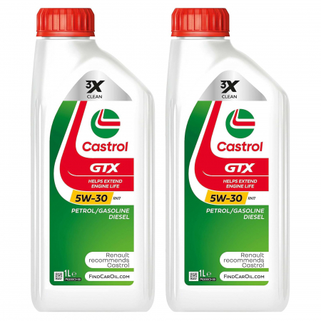 5W30 - Pachet 2 litri Ulei sintetic Castrol GTX RN17 5W30