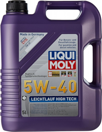Ulei sintetic Liqui Moly Leichtlauf High Tech 5W40 A3/B4 (benzina si diesel) 5 litri