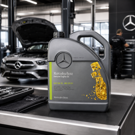 Ulei original Mercedes 5W-30 229.51 ACEA C3 Low-SAPS DPF 5 litri [1]