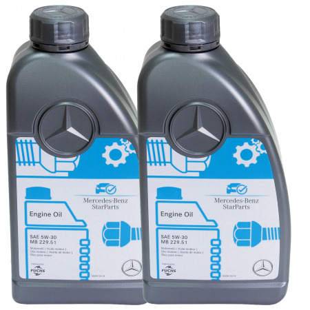5W30 - Pachet 2 litri ulei sintetic Mercedes StarParts 5W30 MB 229.51