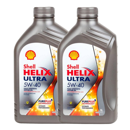 Branduri - Pachet 2 x Ulei Motor Shell Helix Ultra 5W40 SN+ A3/B4, 1 Litru (Total 2 Litri)