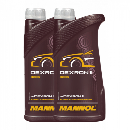 Ulei Cutie de Viteze - Pachet 2 litri Ulei Transmisie Automată MANNOL ATF Dexron II Mineral (Servodirecție, Anti-Uzura)