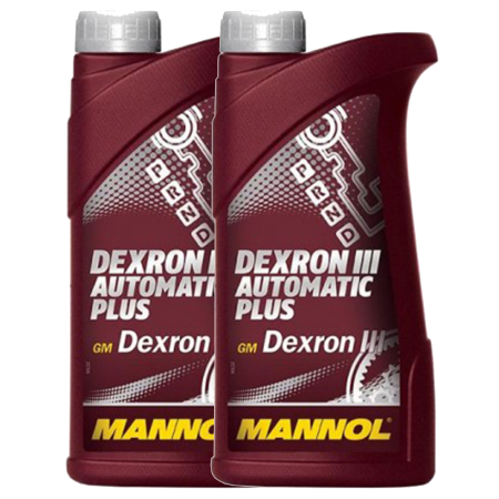 Ulei Cutie de Viteze - Pachet 2 litri Ulei Transmisie Automată MANNOL ATF Dexron III Sintetic (Servodirecție, Anti-uzură)