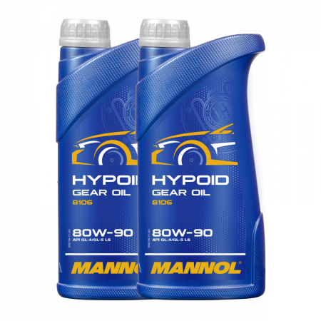 Ulei Cutie de Viteze - Pachet 2 litri Ulei Transmisie MANNOL Hypoid 80W90 GL-4/GL-5 LS Diferențiale Sarcini Extreme