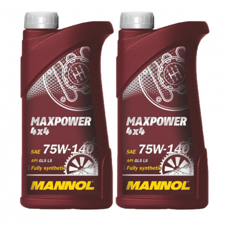 Branduri - Pachet 2 litri Ulei transmisie Mannol Maxpower 4x4 75W140