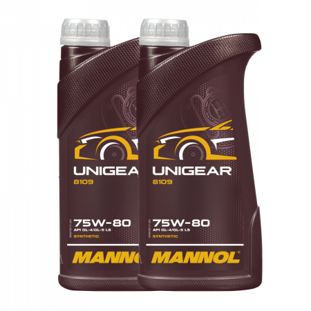 Pachete - Pachet 2 litri Ulei Transmisie MANNOL Unigear 75W-80 - GL-4/GL-5 LS, Sintetic Universal (Energy-Saving)