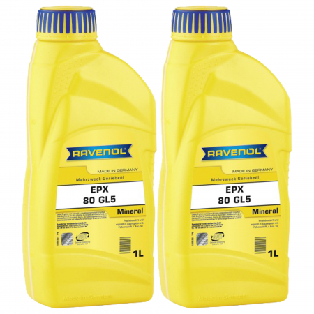 Branduri - Pachet 2 litri ulei transmisie Ravenol GETR EPX 80 GL5