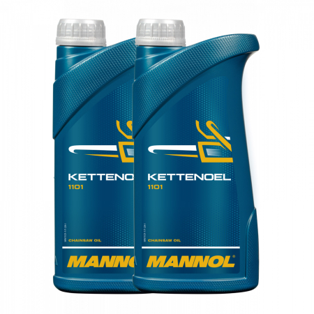 Casa si Gradina - Pachet 2 litri Ulei ungere lanț drujbă Mannol Kettenoel (Aderență superioară, Anti-uzură)